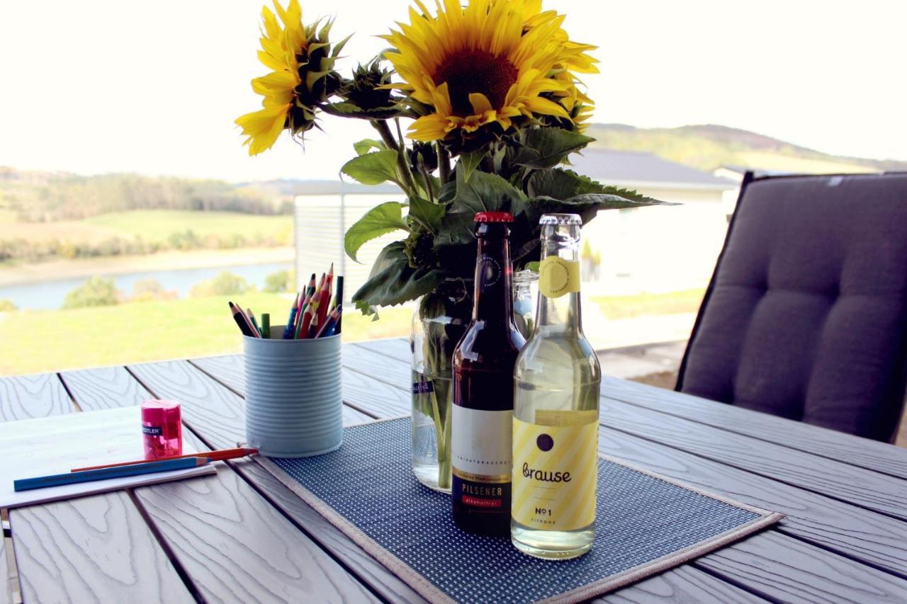 Ferienhaus Marta Am Diemelsee Im Sauerland Mit Eigener Sauna, Garten, Terrasse, Balkon Und Blick Auf Den See Luaran gambar